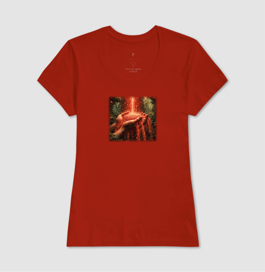 Camiseta Vermelha Feminina - Memória Transviada