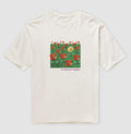 Camiseta Oversized Off-White Unissex - Padrão Sincopático