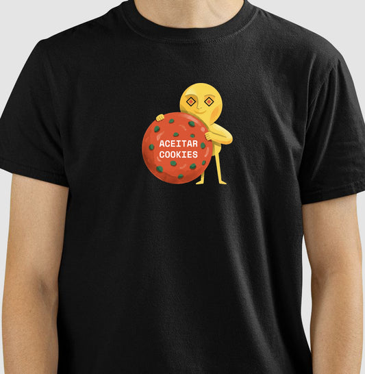 Camiseta Preta Unissex - Candy Click