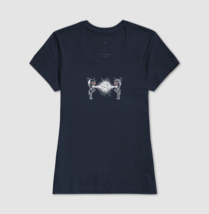 Camiseta Azul Feminina - Eloquência Muda