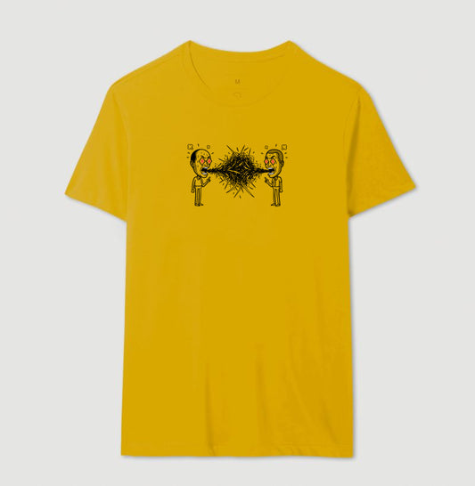 Camiseta Mostarda Unissex - Eloquência Muda
