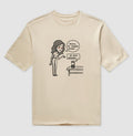 Camiseta Oversized Nude Unissex - Confissão Virtual