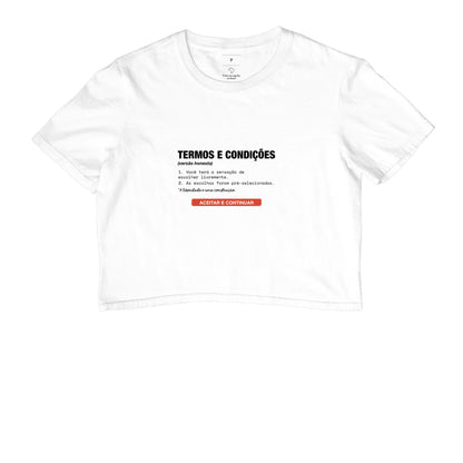 Cropped Branco - Default Honesto | Exallaxe
