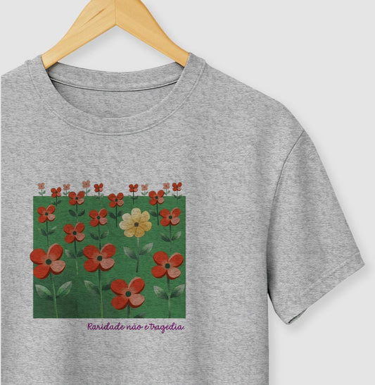 Camiseta Cinza Unissex - Padrão Sincopático
