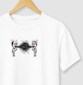 Camiseta Branca Unissex - Eloquência Muda