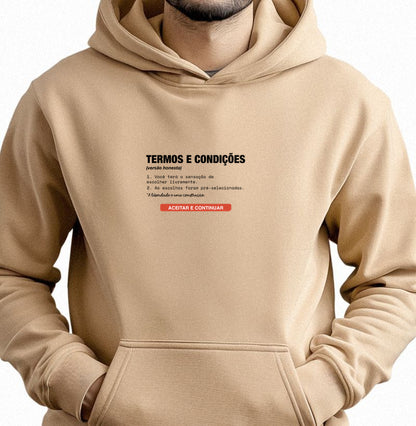 Moletom Hoodie Bege Unissex - Default Honesto | Exallaxe