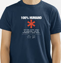 Camiseta Azul Unissex - Decomposition Label | Exallaxe