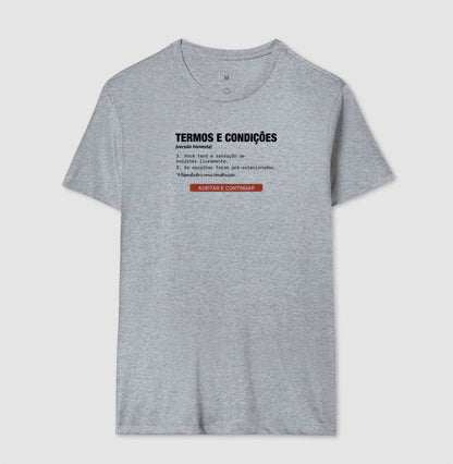 Camiseta Cinza Unissex - Default Honesto