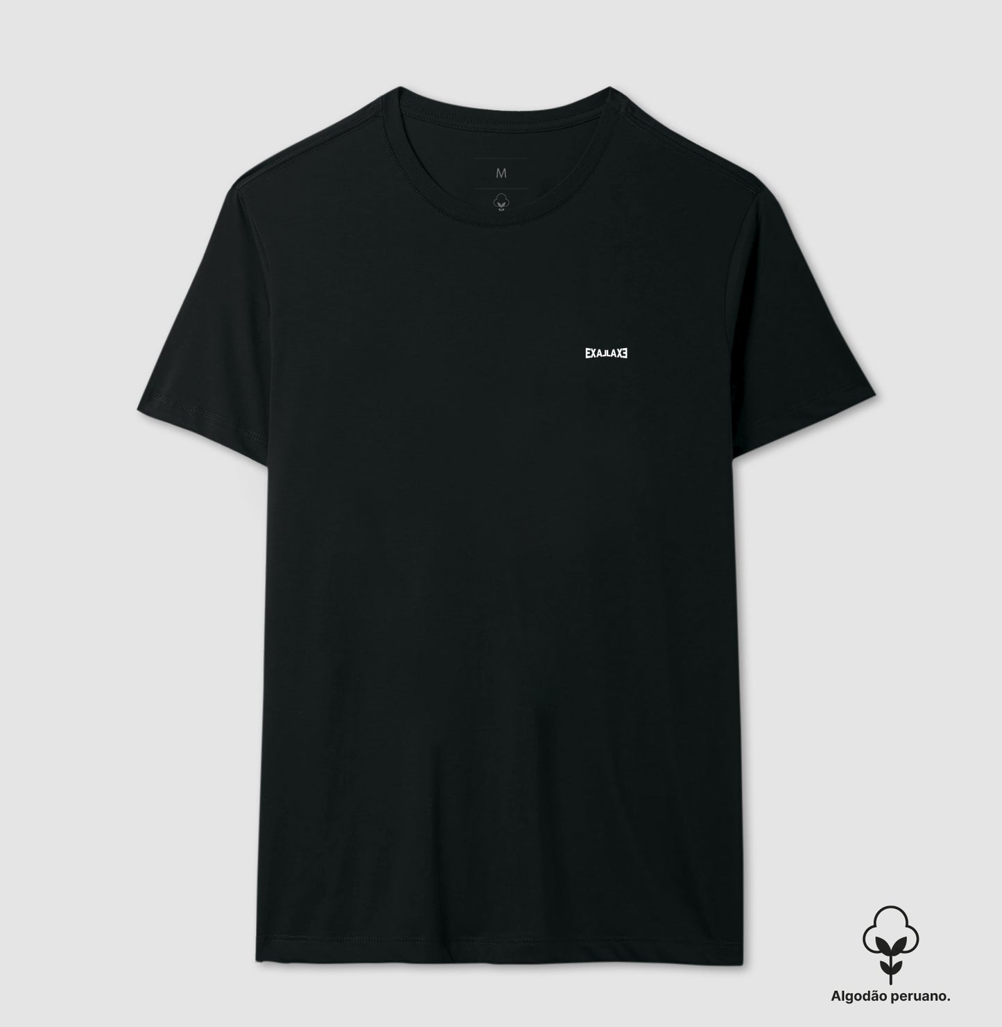Camiseta Preta PIMA Unissex - Anonymous Manifest