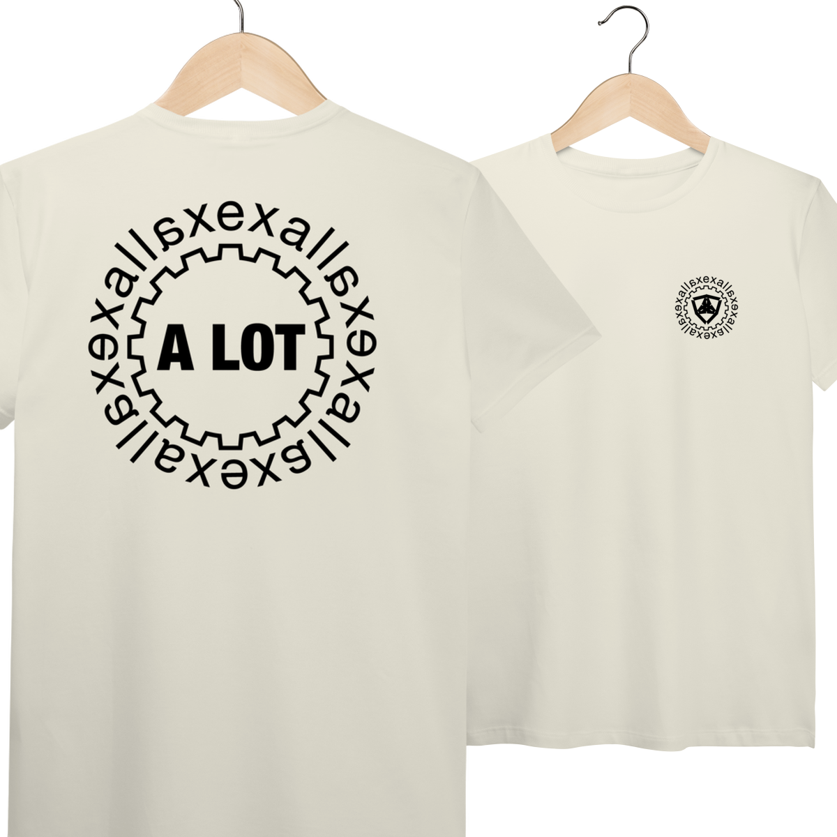 Camiseta Marfim PIMA Unissex - Escape In