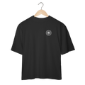 Camiseta Oversized Preta Unissex - Escape In