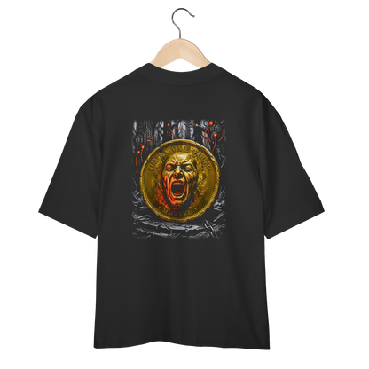 Camiseta Oversized Preta Unissex - Rot Cashflow