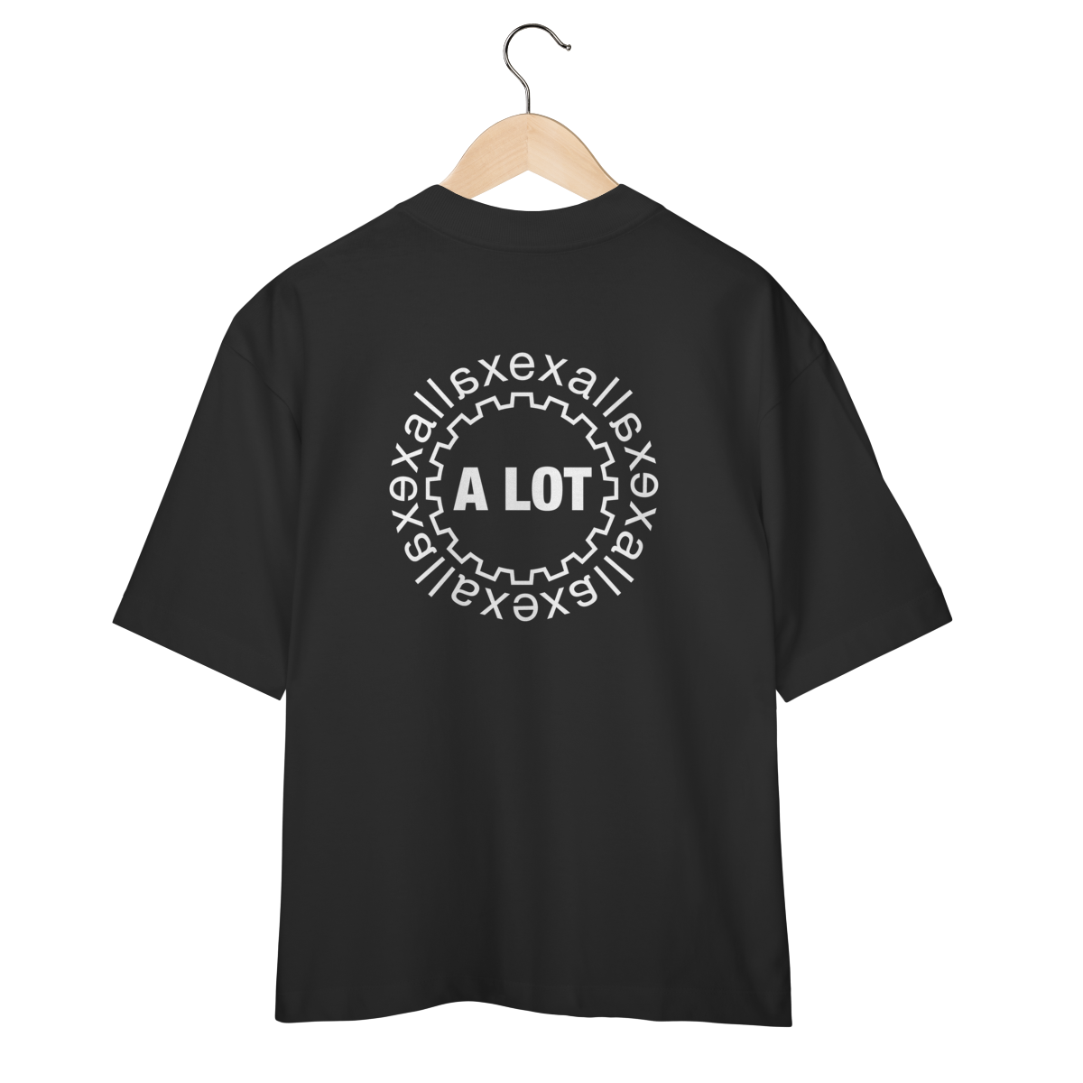 Camiseta Oversized Preta Unissex - Escape In