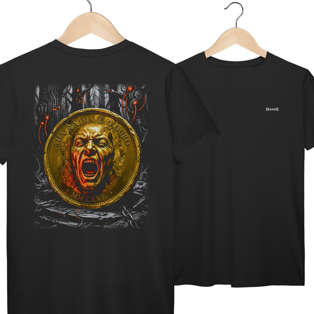 Camiseta Preta Unissex - Rot Cashflow