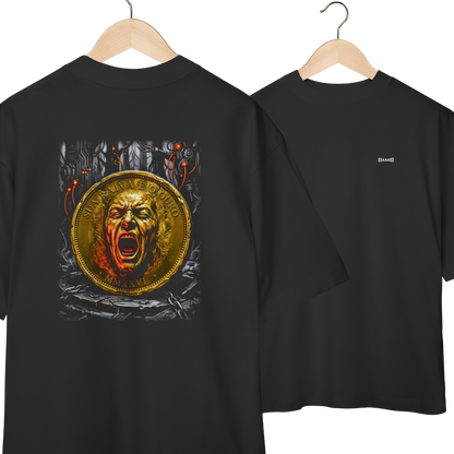 Camiseta Oversized Preta Unissex - Rot Cashflow