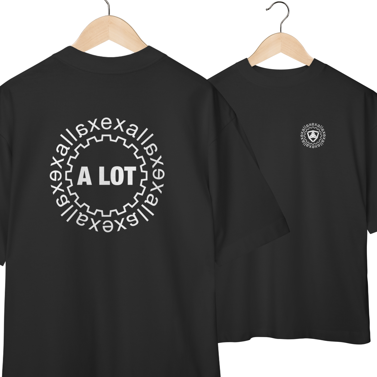 Camiseta Oversized Preta Unissex - Escape In