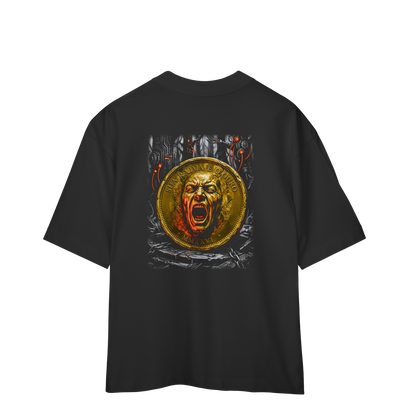 Camiseta Oversized Preta Unissex - Rot Cashflow